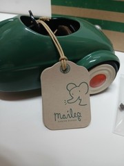 Maileg Mouse Car – Dark Green NIB