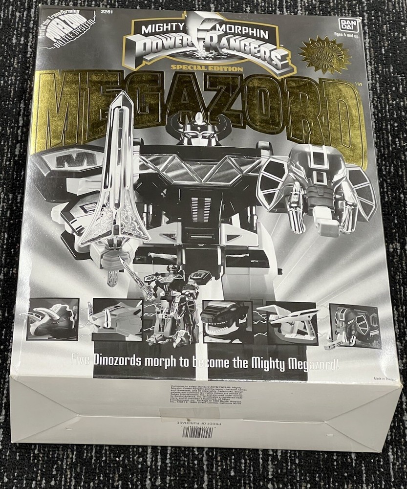 🔥🔥Bandai Power Rangers MegaZord Deluxe Black/Gold (NEW)🔥🔥Pristine Condition