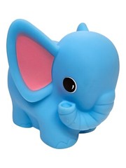 Big Rubber Zoo Animal Collectible Mix (5″-6.5″)Colorful Figures, Elephant, Tiger