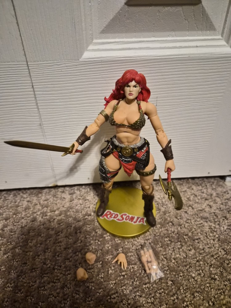 Custom Creations: Red Sonja Figure Fury Toys Female Body