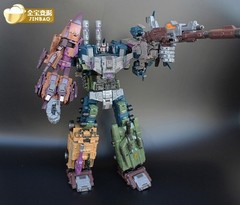 Jinbao Bruticus Warbotron+ Predaking Feral Rex Oversized Transform Figure NO/BOX