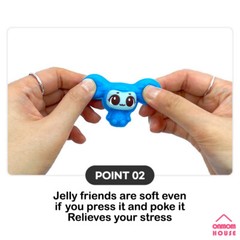Catch Teenieping Soft Jelly 4 Characters Friends Jelly Figure DIY Kit Korean Toy