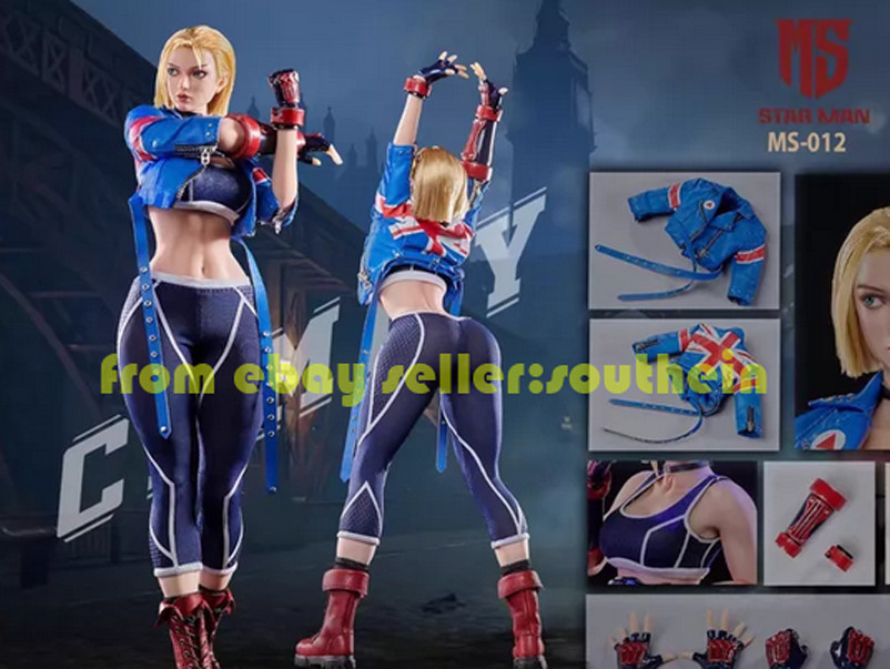 STAR MAN 1/6 Female Agent Blue Bee Mobile Doll MS-012 Soldier Statue