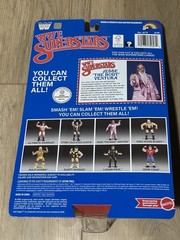 WWE Mattel LJN Jesse Ventura & King Kong Bundy Black Card WWF Figures