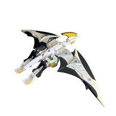 2003 Bandai Power Rangers Dino Thunder White Drago Zord Raptor Toy Rider White