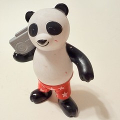 Ankyo Development Party Panda Bear Figure With Boom Box