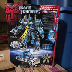 Transformers Movie Leader Class Nightwatch Optimus Prime New Sealed Rare