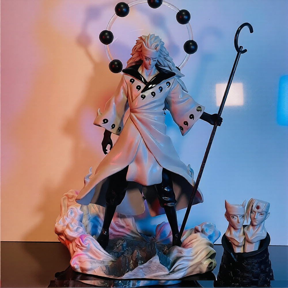 Naruto Anime Figure Model 28cm Uchiha Madara Action Figure PVC Statue Toys Gift