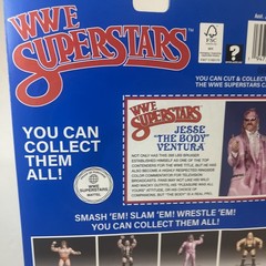 LJN WWE Superstars Series 2 Jesse The Body Ventura Blue Card By Mattel