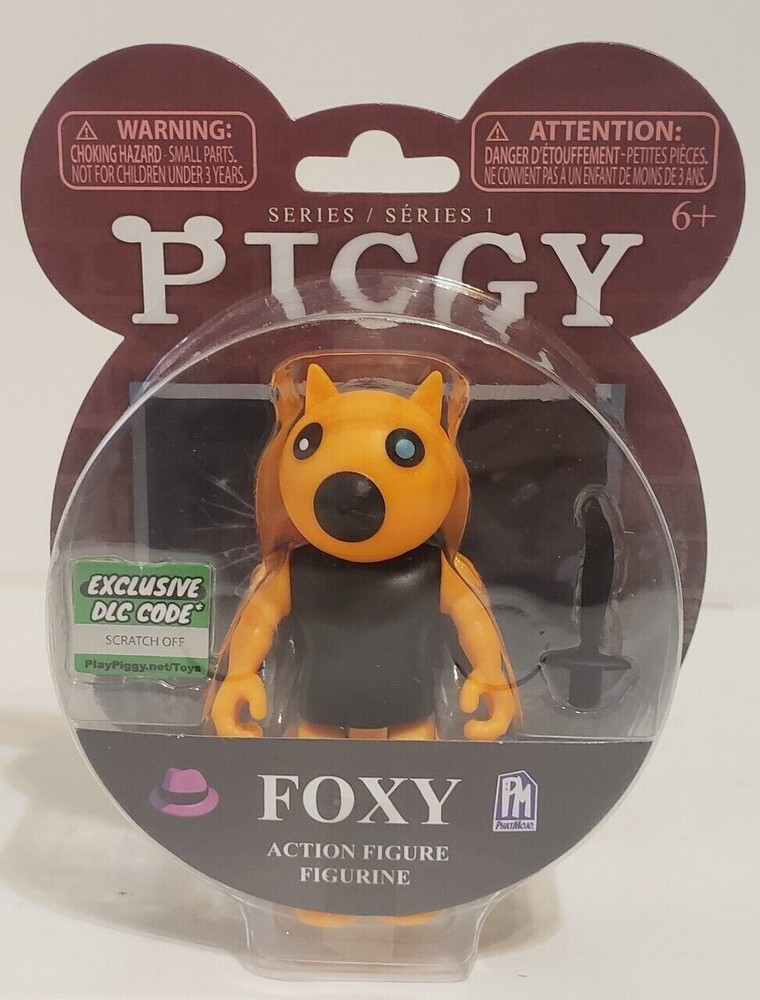 Roblox PIGGY or TIGRE Series 1 FOXY Figure with Exclusive Download Code NEW