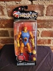 Bandai ThunderCats Classic LION-O figure signed by 80s voice actor LARRY KENNEY