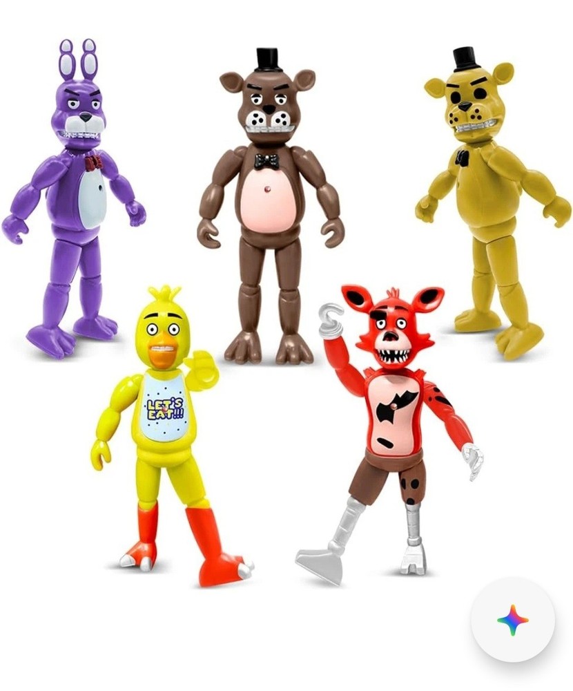 Action Figures Set, 5 Pcs Action Figures Toys, 5.5 Inches Movable Joints Collect