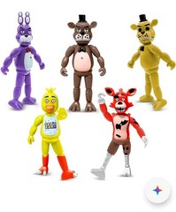 Action Figures Set, 5 Pcs Action Figures Toys, 5.5 Inches Movable Joints Collect