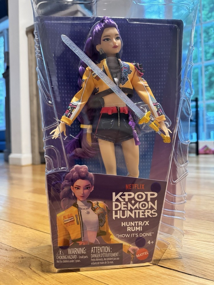 K-Pop Demon Hunters Rumi Mattel Doll Figure Toy New In box
