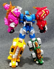 Miniforce Super Dino Seven 7 Dinosaurs Figure Power Ranger 13″ Robot Combiner