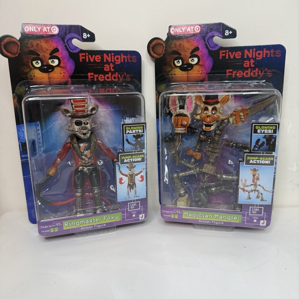 Five Nights at Freddy’s Series 2 Ringmaster Foxy & Magician Mangle FNAF Figure