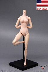 1/6 Female Flexible Pale Skin 12″Girl Soldier Action Figure Body Toys Dolls