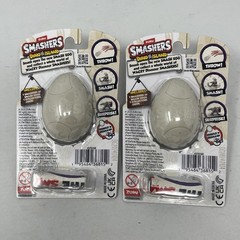 Zuru Smashers Dino Island Smash Egg Collectible Dinosaur Toys – 2 Pack