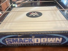 Mattel WWE RAW Smackdown Wrestling Ring Arena Spring Loaded 2010 Toy Playset
