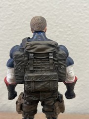 Marvel Legends Custom Captain America Action Figure Boxed w/ Accessories,Stand