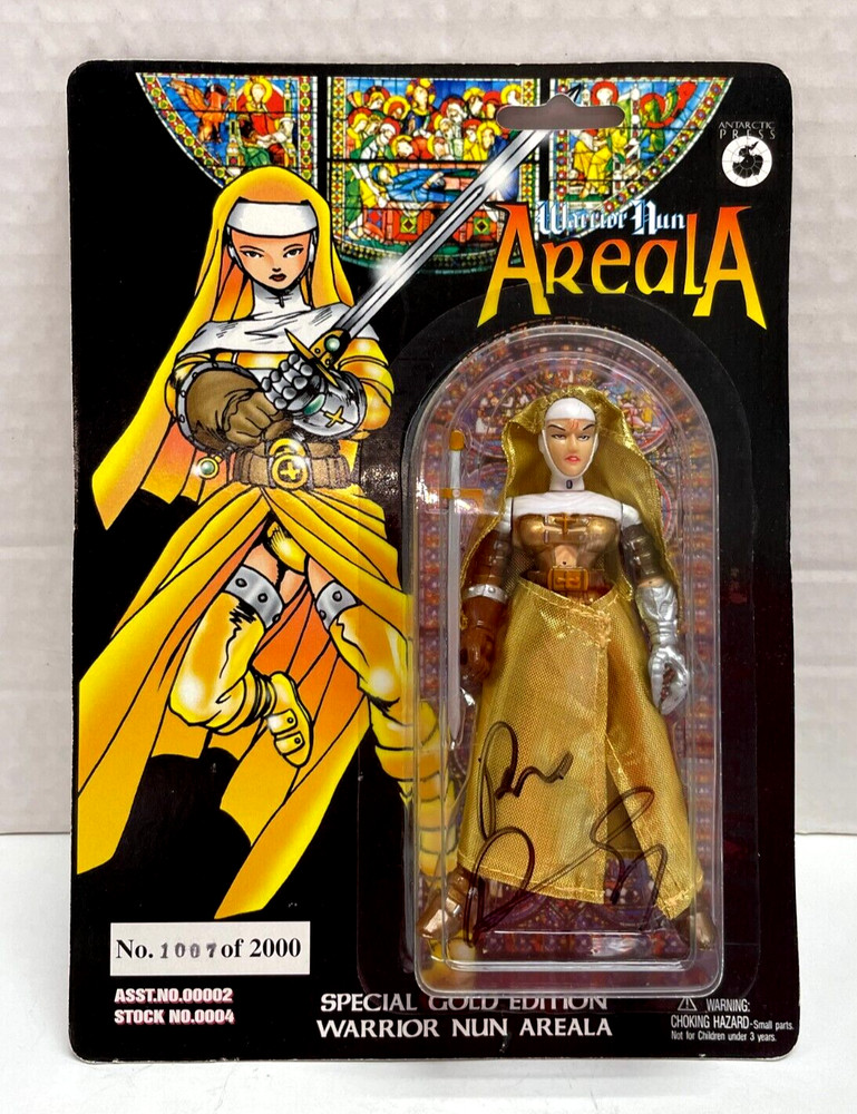 Special Gold Edition Warrior Nun AREALA Signed Ben Dunn #1007/2000 MOC 1997