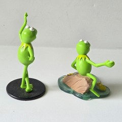 2 Kermit The Frog PVC Figures By Applause