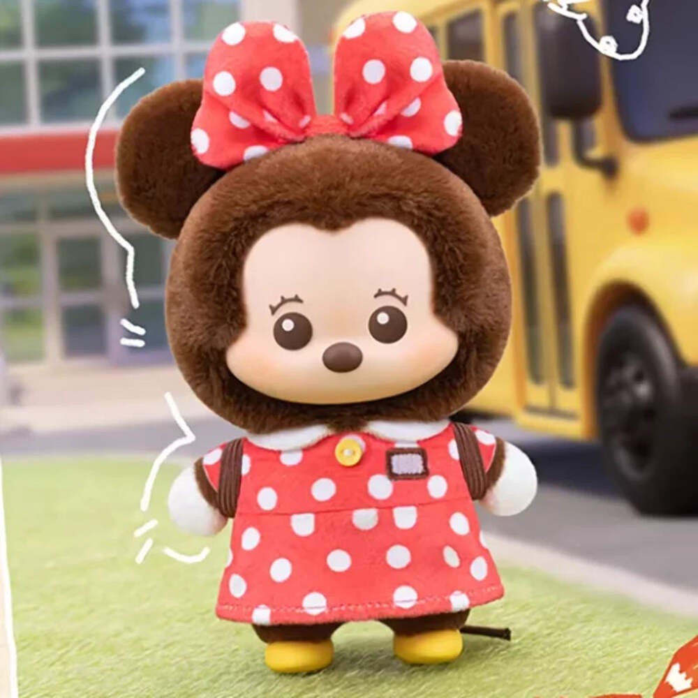 TOPTOY Disney Mickey Family Mini Backpack Series Blind Box Vinyl Plush Genuine