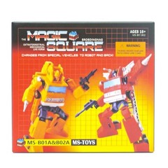 MS toys MS-B01A & B02A Architect Grapple Fire Extinguisher Inferno Magic Square