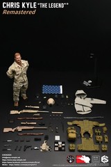 Easy & Simple Chris Kyle The Legend Remastered Deluxe Ver CK002DX 1/6 Figure