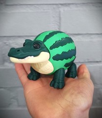 Glorbo Fruttodrillo – Articulated Italian Brainrot Figurine Toy Kids & Adults