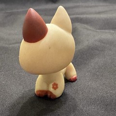 GERMAN SHEPHERD DOG Littlest Pet Shop LPS #544 * Flower Cream Brown BLUE MAGNET