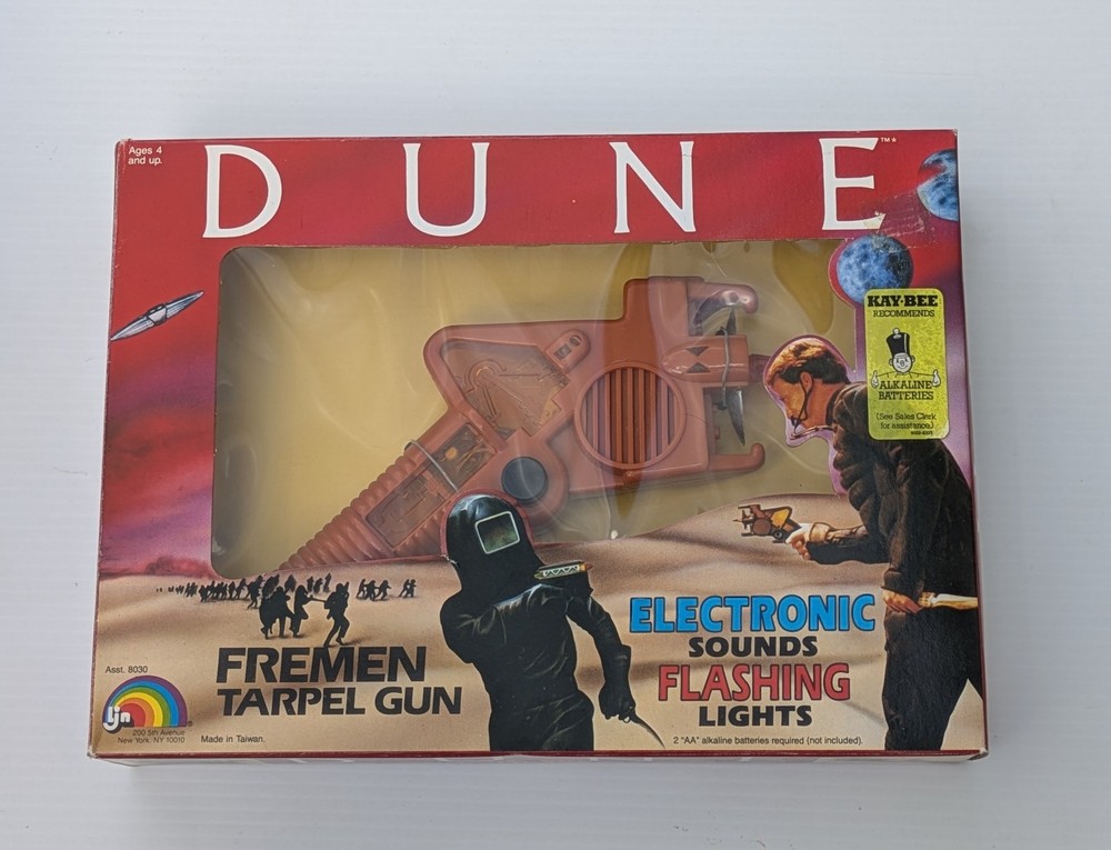 1984 Dune Fremen Tarpel Laser Gun Never Removed From Package **Free Shipping**