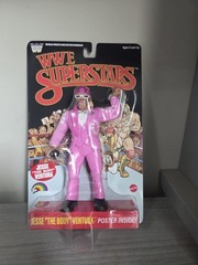 WWE LJN MATTEL SUPERSTARS JESSIE VENTURA 8″ ACTION FIGURE BLACK CARD SHIPS TODAY