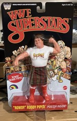 Mattel LJN WWE Superstars Series 3 Rowdy Roddy Piper Chase Black Card