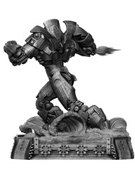 3D Printed Fan Art Gipsy Danger Sculpture by Wicked3d