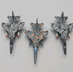 Micro Machines Military Aircraft F-1 Jet Planes Lot Of 3