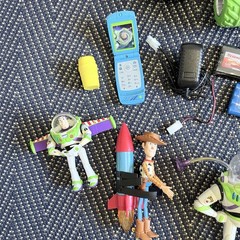 Toy Story Toys Lot Buzz Woody Green Aliens RC Rex Jessie Disney World Ride