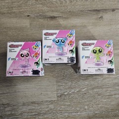 Lot of 3 CultureFly Powerpuff Girls Blossom Buttercup Bubbles Sparkle Edition
