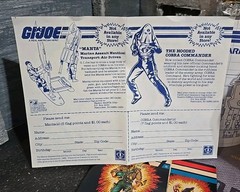 GI JOE ~ 1983 SNAKE BATTLE ARMOR ~ S.N.A.K.E. ~ 100% COMPLETE & WHITE BLUEPRINT