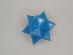 Retro Bit for Tron vintage style display BIT blue sparkle glow in the dark