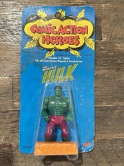 1975 MEGO Comic Action Heroes THE INCREDIBLE HULK 3.75″ Rare 1st Issue Card