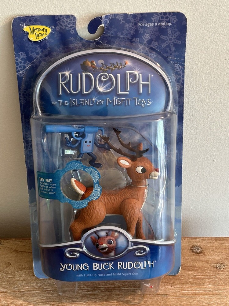 Rudolph & The Island Of Misfit Toys Young Buck Rudolph Figure NEW IN PACKAGE
