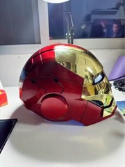 Iron Man MK5 1:1 Helmet AUTOKING Wearable Voice-control Golden Ver. Mask Cosplay