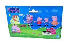 Hasbro Peppa Pig Peppa’s Family of Five Set Figures Hold Hands Ages 3+New In Box