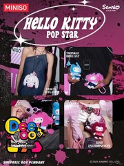 Miniso Hello Kitty Pop Star Series Plush Blind Box Confirm Figure – Fancy