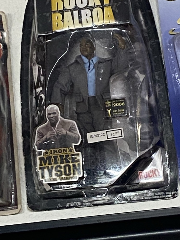 Jakks Pacific “Iron Mike Tyson” action figure from the Rocky Balboa movie series