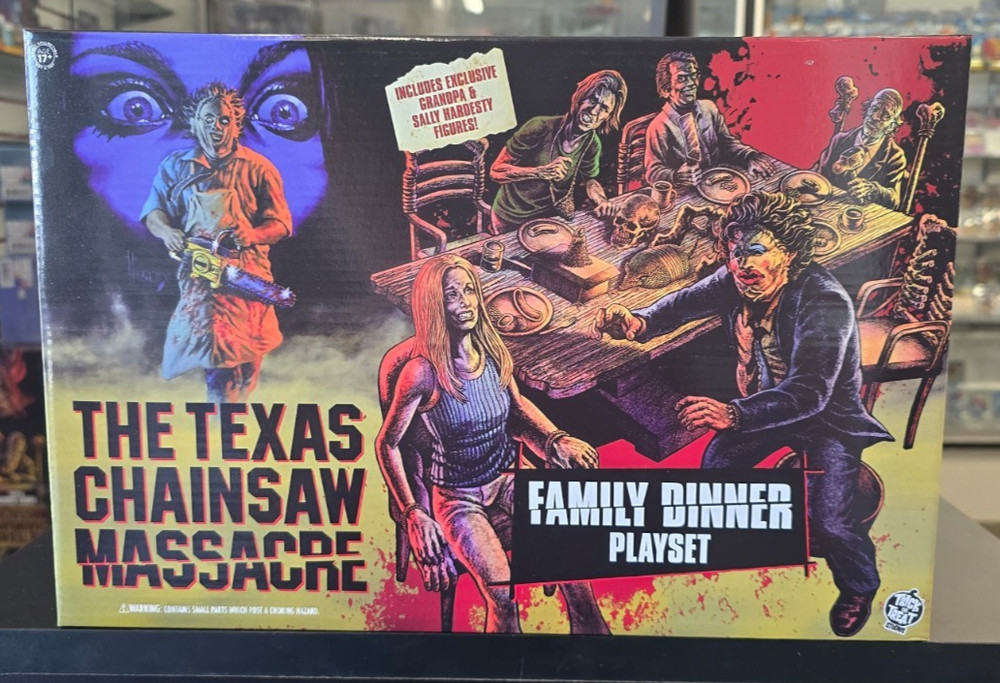 Texas Chainsaw Massacre FAMILY DINNER PLAYSET Figures Trick or Treat Studios New