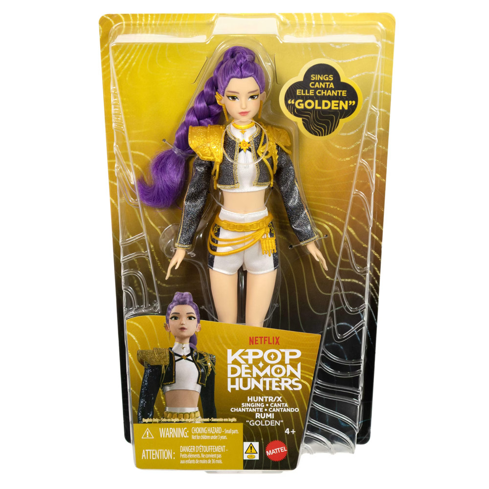 KPop Demon Hunters HUNTR/X Rumi Golden Singing Doll Mattel Netflix New Sealed