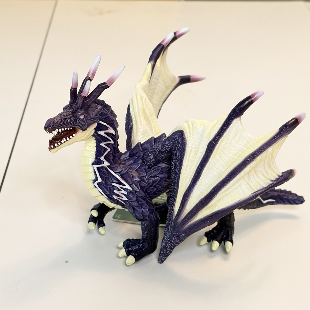 Thunder Dragon Action Figurine, 7.4 Inch Purple Dragon Toys for Boys Girls , …