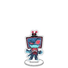 8CM Hazbin Hotel Husk Adam AD Niffty Character Acrylic Stand Figure Collection